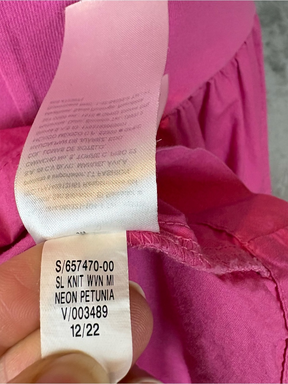 Old Navy Fit and Flare Combination Midi Sleeveless Pink Dress Sz M - Picture 11 of 14